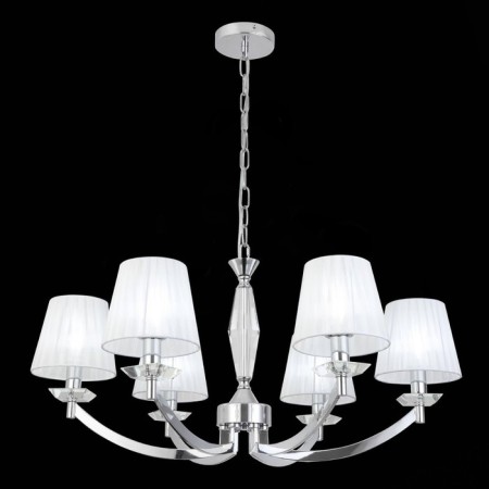 Suspension lamp ST LUCE. SL1756.103.06. Bello. 6x40 watts, E14, 78x78x35 cm, chromium color-1