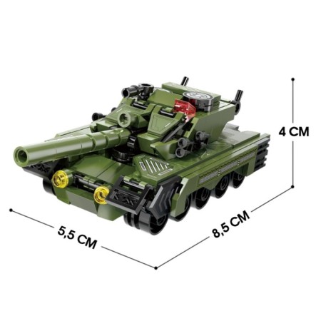 Designer Unlimited ideas "Military Technique", 3 in 1, 329 details-1