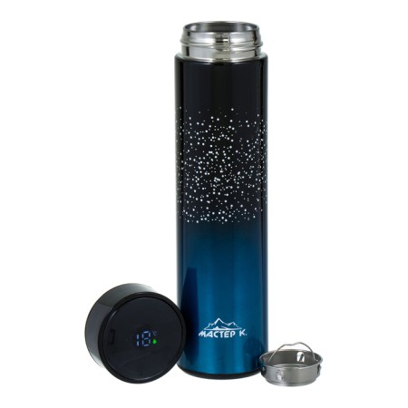 Thermos, 500 ml, Basic "Master K.", with a strain, with a temperature sensor, retains heat of 10 hours-2