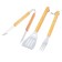 Set for barbecue "Your picnic": forceps, spatula, fork