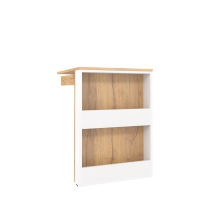 Basod "Lois 86", 525 × 643 × 744 mm, corner, gold oak color gold / white-1