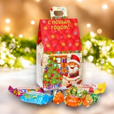 Кондитерский набор "Мини Домик САНТА" 210 г