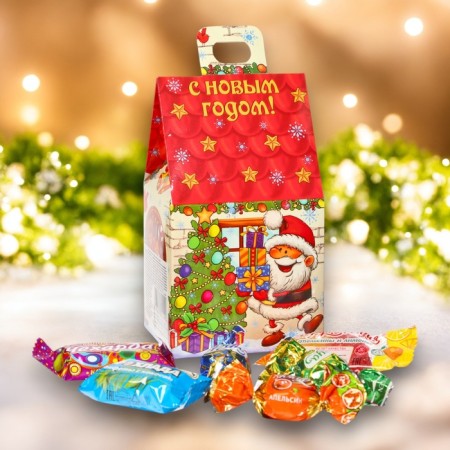 Confectionery set "Mini House Santa" 210 g