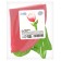 Foil ball 18 "Tulip on a stick", the color is pink