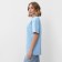 Women's T-shirt Minaku Oversize Fit: Blue color, river 48