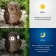 Lamp Garden era on the sunny battery "Owl Brown" LED, IP54