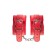 Fighting Anonymo, PU Skin, 27 cm, red color