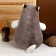 Soft toy "Husky", 50 cm, gray-white color