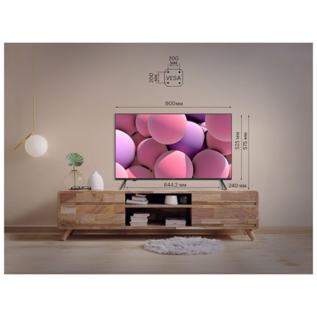 TV LED KIVI 40 "40F750NB Black Full HD 60hz DVB-T2 DVB-C USB WiFi Smart TV-6