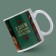 Ceramic mug "February 23" classics, 320 ml, green color