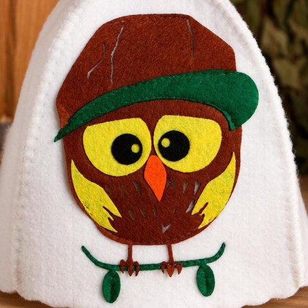 Bath cap with children's applique "Orlando" felt-1