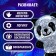 3D puzzle "Panda", crystalline, 53 details, Mix colors