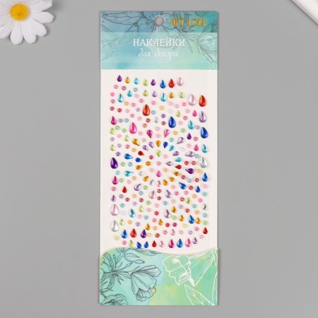 Decor for creativity plastic "Rhubates. Drins and beads" 25.2x9.6 cm