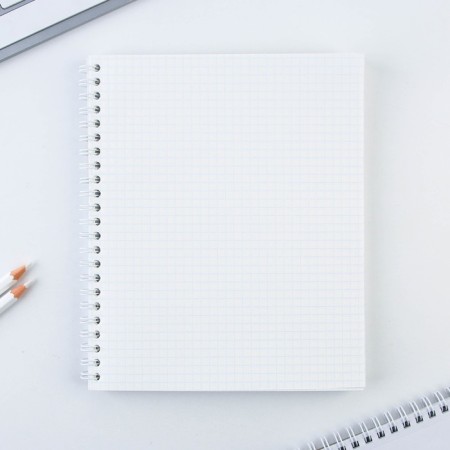 A notebook in a cage, 96 sheets A5 on a spiral, “September 1: Today”, cover coated cardboard 230 gr., Inner block No. 1, whiteness 96%,-1