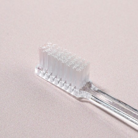 Toothbrush, folding, 16 cm, transparent color-2