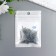 Glass beads 8/0 "matte translucent. Gray gasoline" 10 g