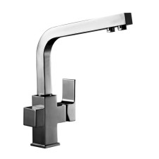 Rossinka Z35-32 kitchen mixer, one-handed, chromium color