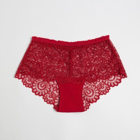 Cowards women's slips, red color, size 46-10