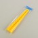 A set of candles of twisted, 2.2x 25 cm, lacquered 2 pieces, yellow
