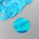 Sequins "Circle in the ring" Bright-blue set 30 grams d = 2 cm
