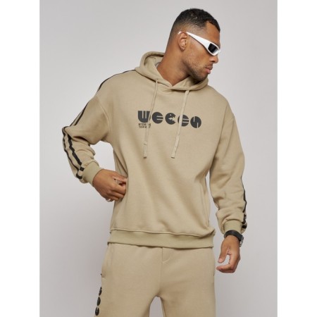 Sports suit men's, size 48, beige color-5