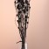 A set of dried flowers "Eringium", ban 5 pcs, length 50 (+/- 6 cm), black