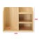 Table Organizer Table Leo No. 1, 420x260x340, Dub Sonoma