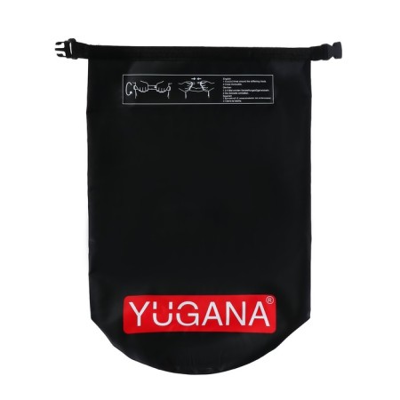 Yugana hairshome, PVC, waterproof 15 liters, one belt, black-9