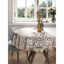 Tablecloth on the table 