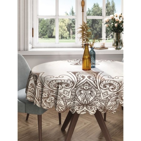 Tablecloth on the table "section of the mandalas", round, Saten, d = 150 cm