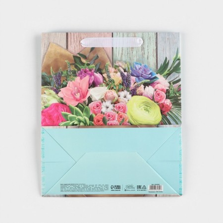 Package Gift Laminated Vertical, packaging, “Congratulations!”, Ml 23 x 27 x 11.5 cm-3