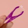 Clips for cut, 3.4 cm, 5 pcs, colorful color