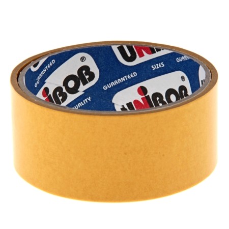 Adhesive tape Unibob, bilateral, 71 μm, 38 mm x 5 m 5 m