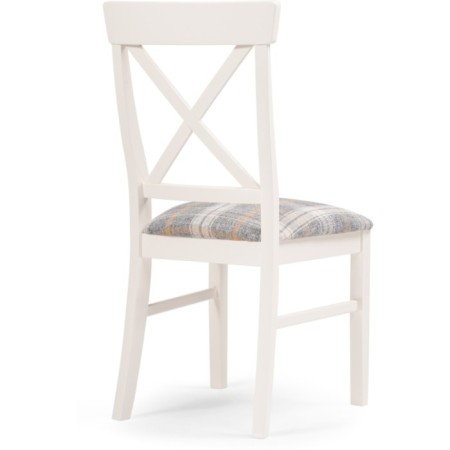 Wooden Calatei chair array of beech/fabric, ivory/gray 46x55x93 cm-3