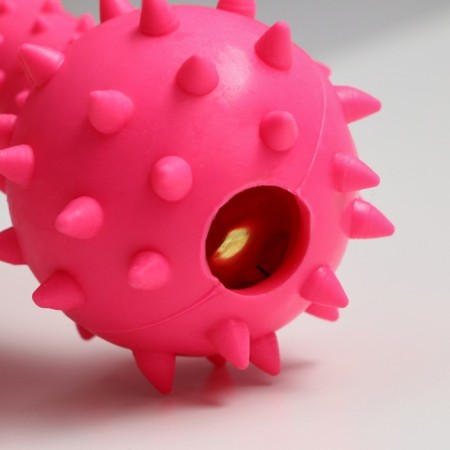 Chewing toy "formidable dumbbell", 15 x 5 cm, pink-3