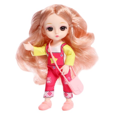 Fashionable hinge doll "Eva" with an accessory-5
