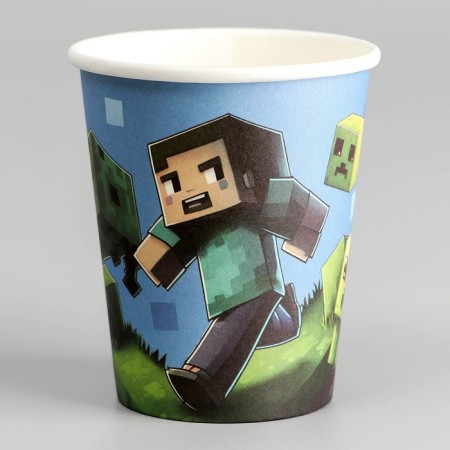 A single -single paper glass "Pixels", 250 ml-1