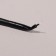 Makeup brush, thin, 16 cm, black color