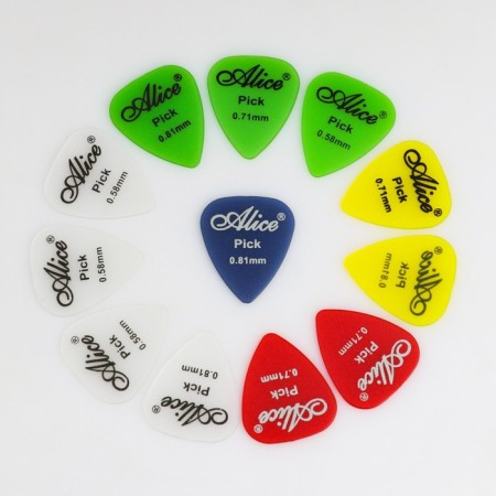A set of mediators Polycarbonate is transparent (0.58-1.50mm) 12 pcs., Color-1