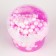 Slime "Glass" with raspberry sparkles, and balls, 90 g
