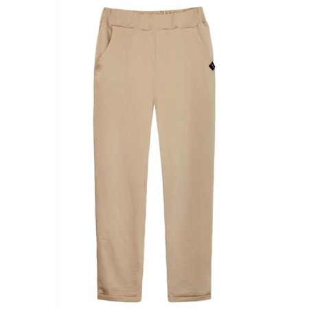 Female trousers, size 44, cappuccino color-1