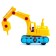 Designer machine "Excavator", 33 parts, mix