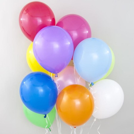Latex ball 12 ", pastel, set 100 pcs., Mix-1