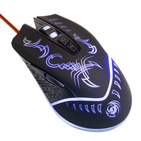 Dialog Gan-Kata MGK-20U mouse, game, wired, backlight, 2400 dpi, black