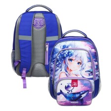 School backpack by Ergon. Spin Erich Krause Ergoline 20l 44*33*22 Girl Kawai Whale Sir 59876 1028781