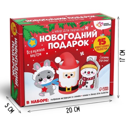 Set for creativity "New Year's gift: 15 crafts"-1