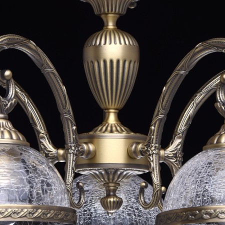 Amanda chandelier, 5x60W E27, bronze-10