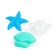 Set of molds: crab, shell and sea star, MIX color