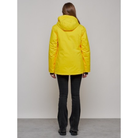 Ski jacket female, size 46, yellow color-13