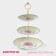 Ceramic 3-tier shade “Flower waltz”, D = 15.5/17/23 cm ㅤ